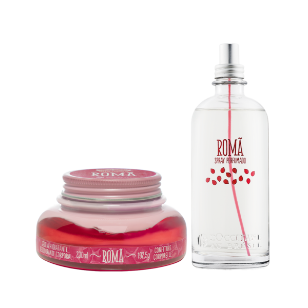 Combo Hidratação e Spray Perfumado Romã