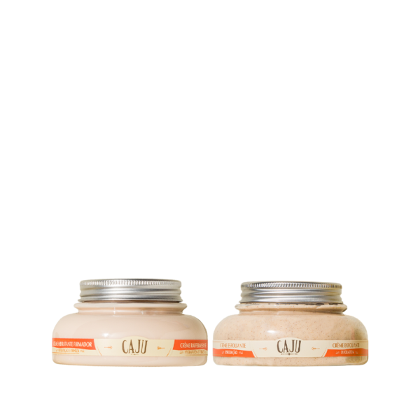 Combo Hidratação Caju: Creme Firmador e Esfoliante