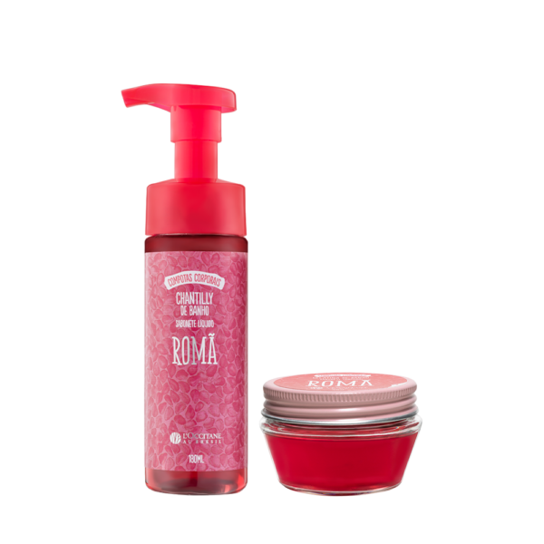Combo Banho Romã: Chantilly e Gelatina de Banho Romã