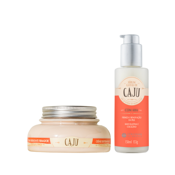 Cuidados com Caju: Sérum e Creme Firmador